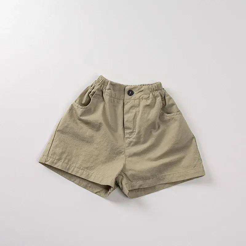 Solid Casual Kids Shorts