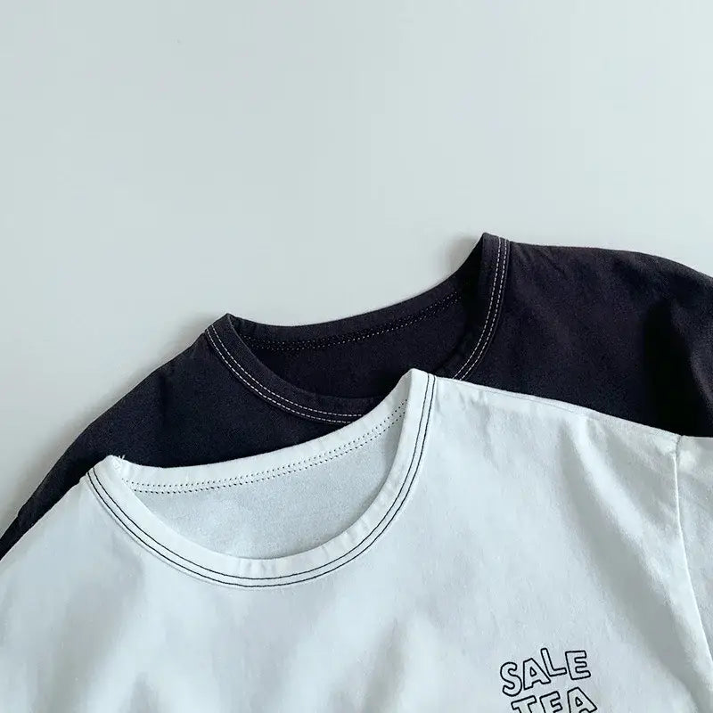 Unisex Letter Print Casual Tee