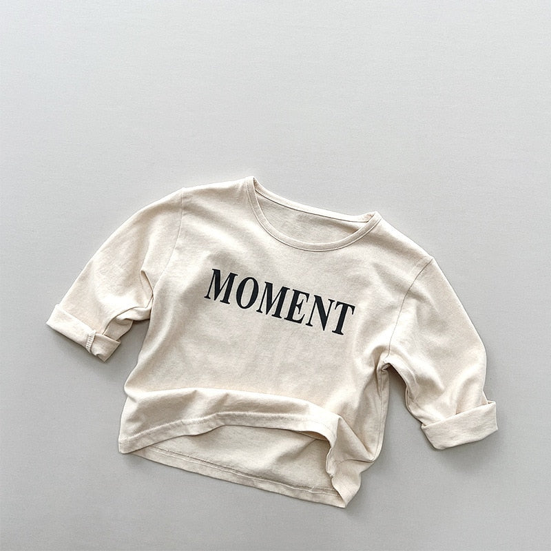 Long-Sleeved Letter Tee