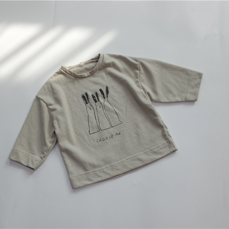 'Choose Me' Cartoon Printed T-shirt