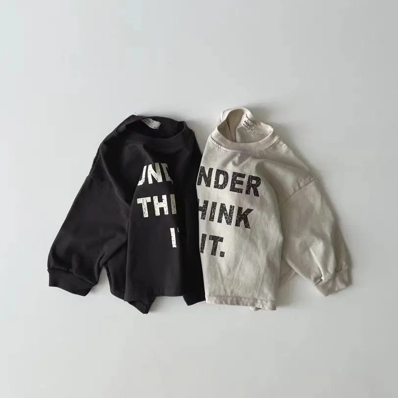 'UNDERTHINK IT' Long-Sleeve Tee