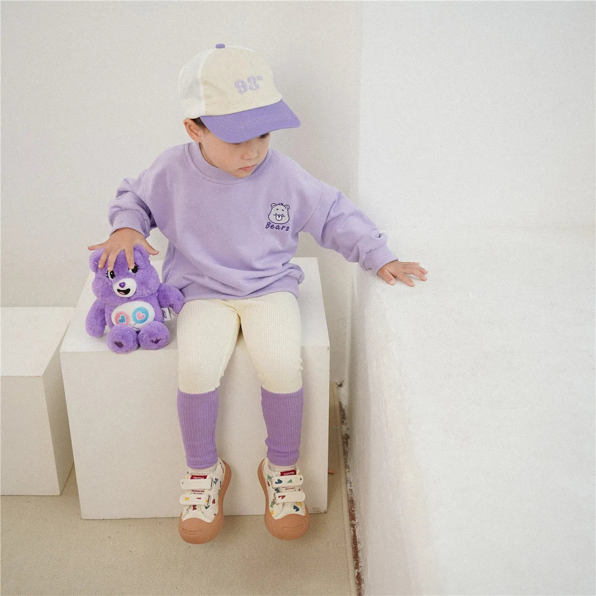 Cute Bear Long Sleeved Sweatshirt
