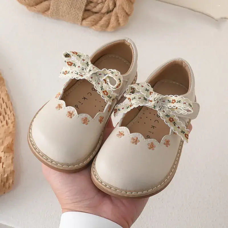 French Style Floral Shoes