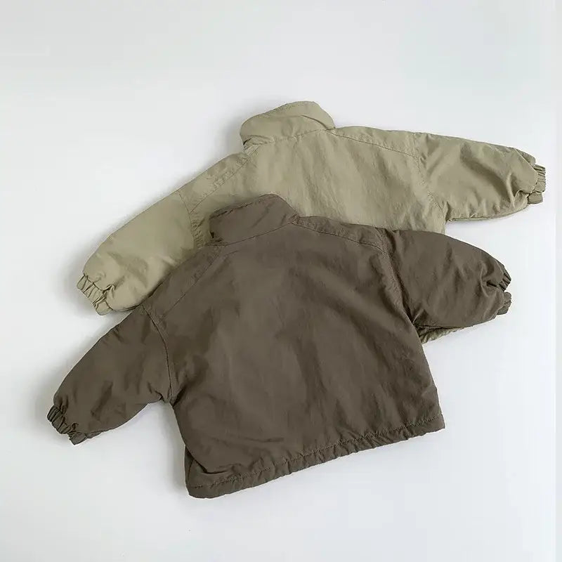 Half-Zip Fleece-Lined Jacket