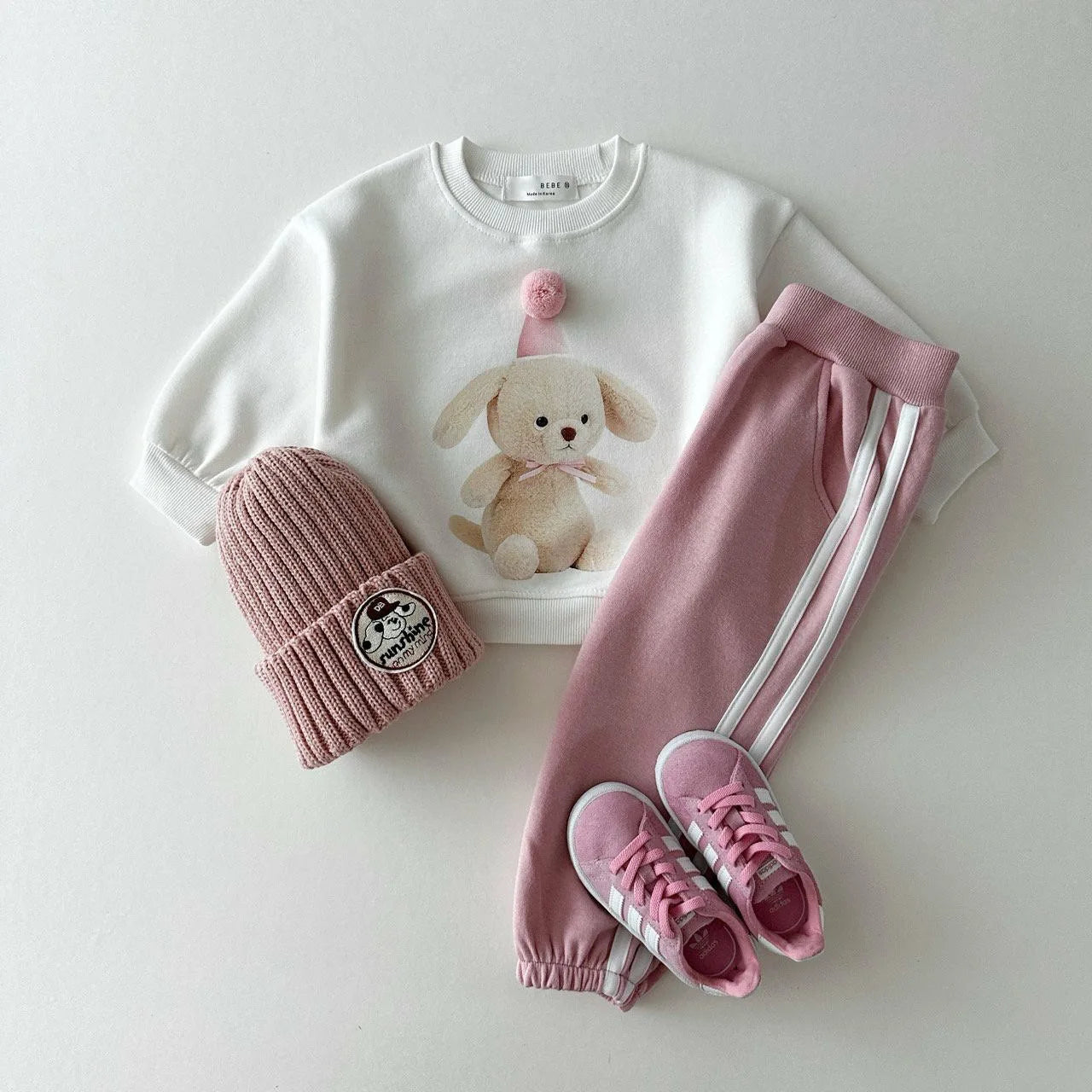 Striped Cozy Loose Sweat Pants