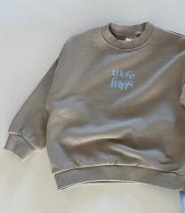Long-Sleeved Letter Print Sweatshirt Set