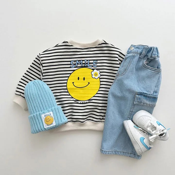 'SMILE' Smiley Face Sweatshirt