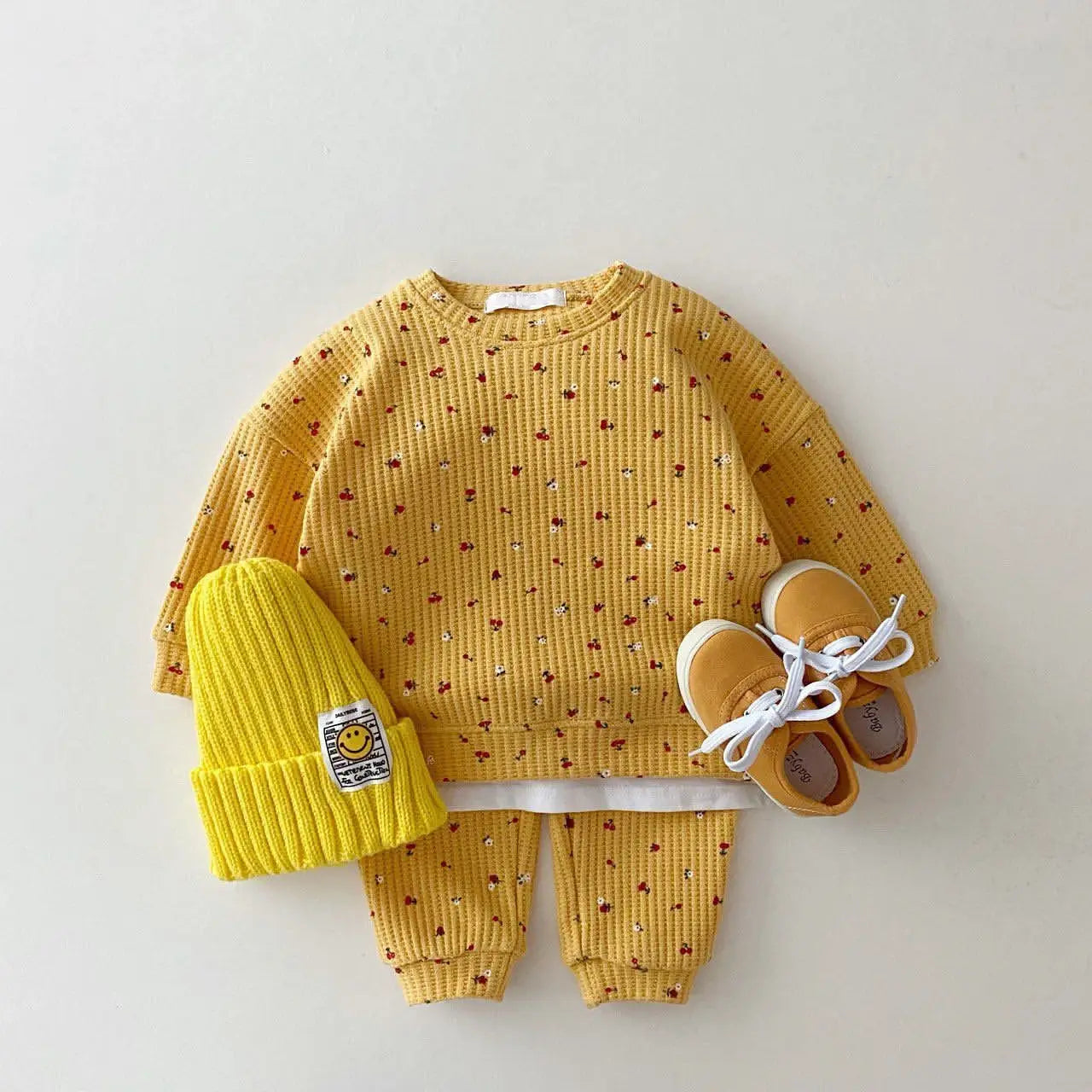 Fruit Print Girls Jogger Set