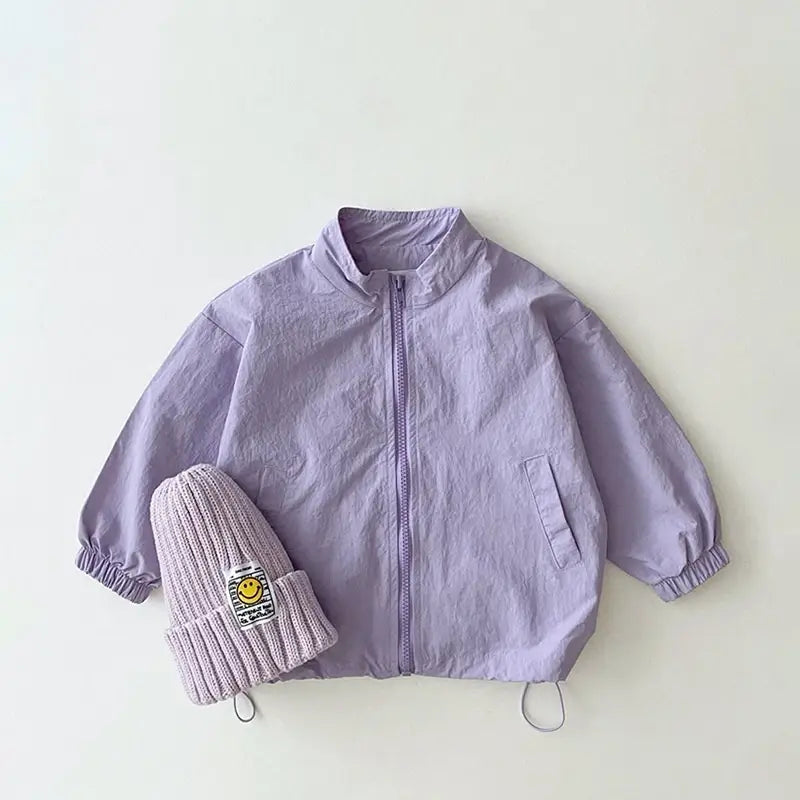 Candy-Colored Lightweight Windbreaker