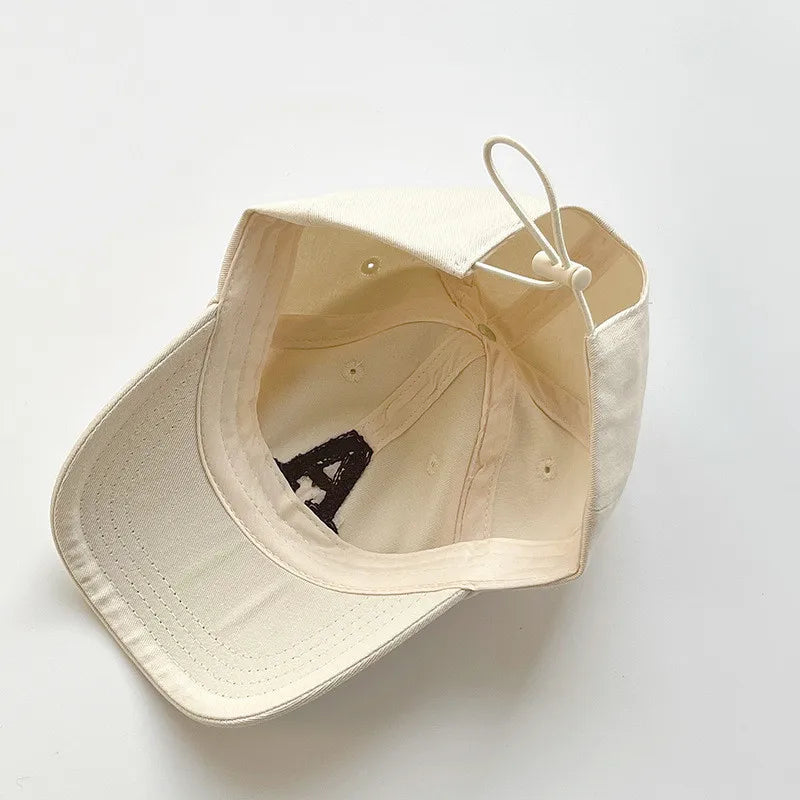 Embroidered Letter Baseball Cap