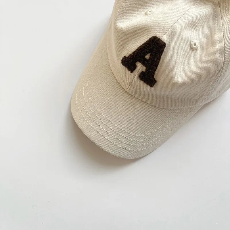 Embroidered Letter Baseball Cap