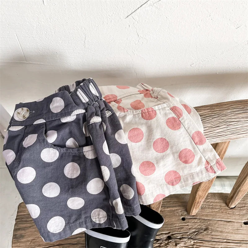 Girls Polka Dot Shorts