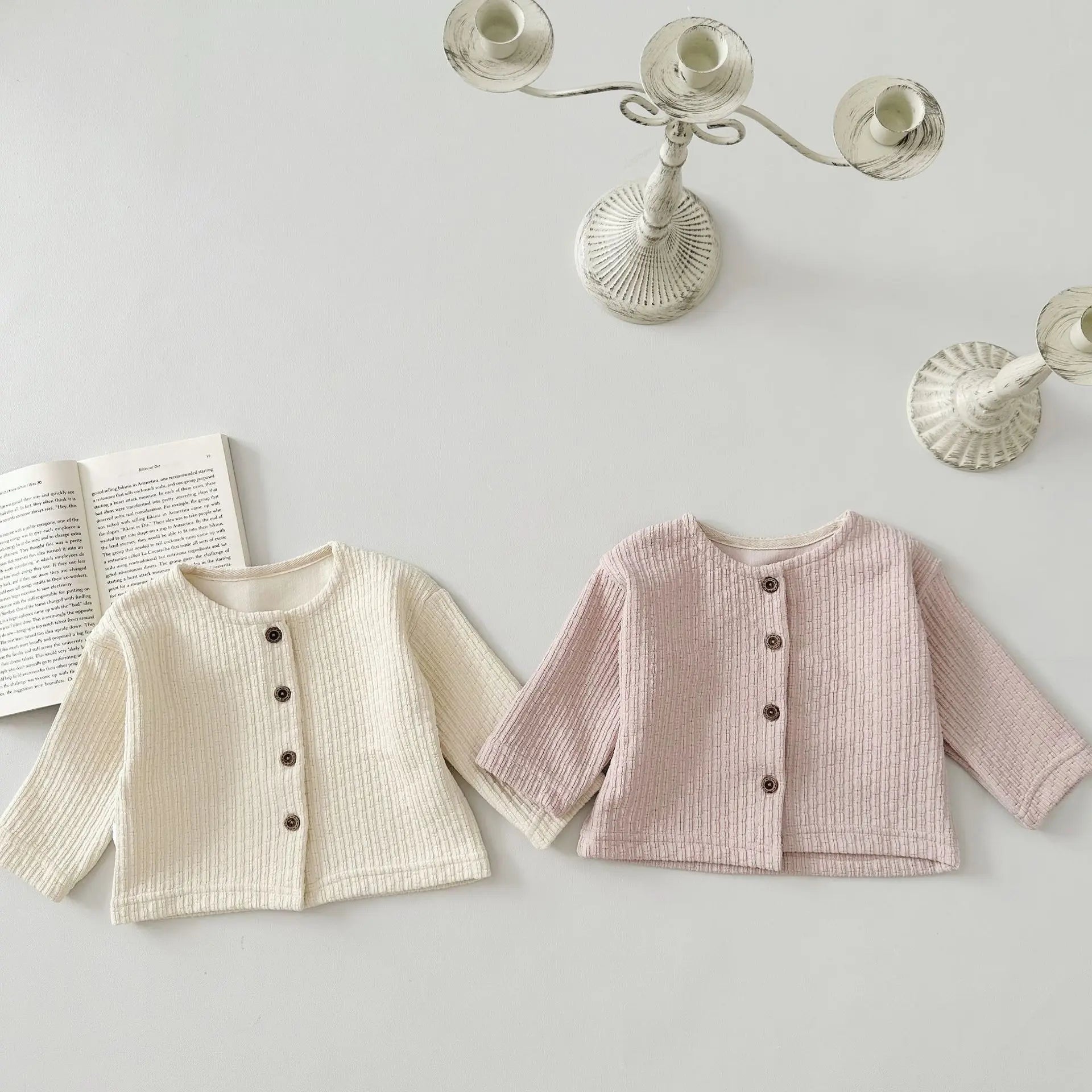 Girl's Button-Down Cardigan