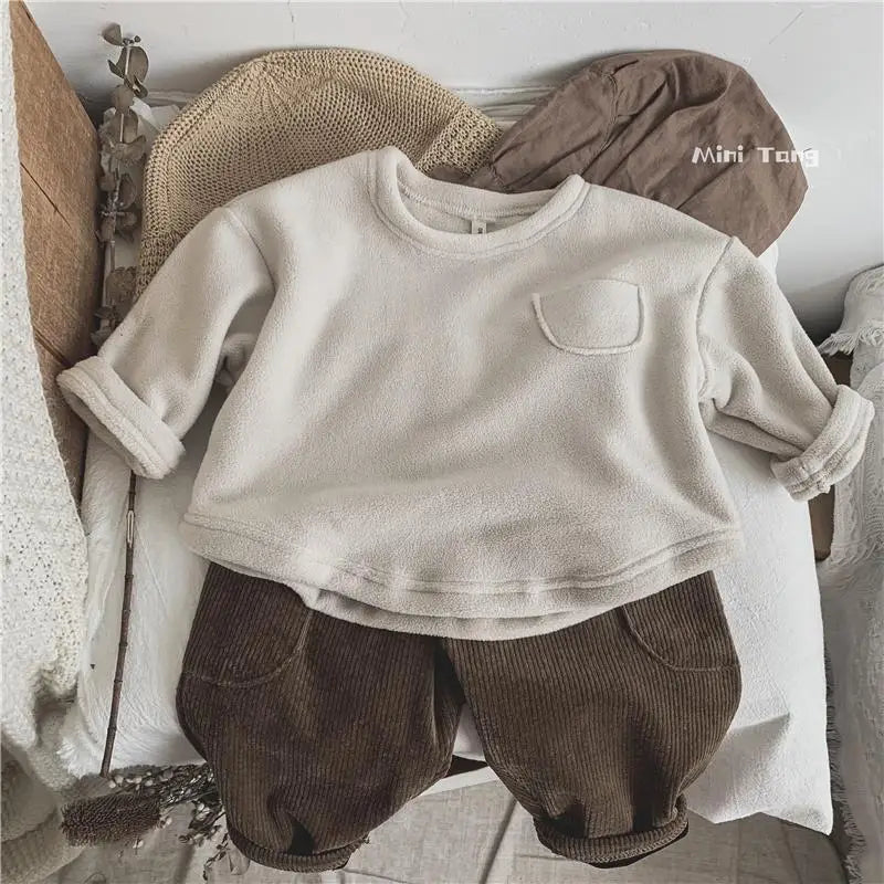 Winter Plush Corduroy Pants