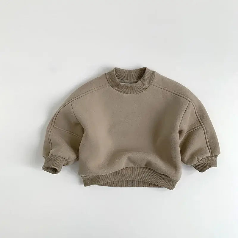 Solid Fleece Sweatshirt