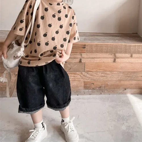 Cherry Print Casual Tee