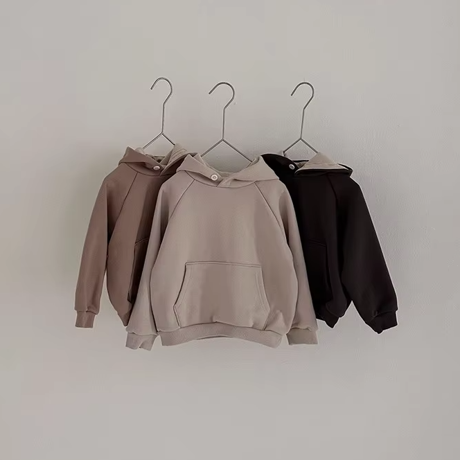 Solid Neutral Hooded Jogger Set