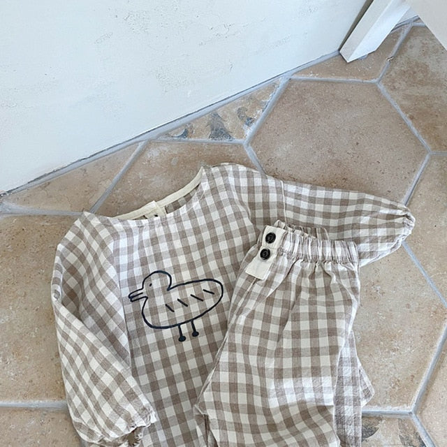Shirt & Pants 2 Piece Cotton Set