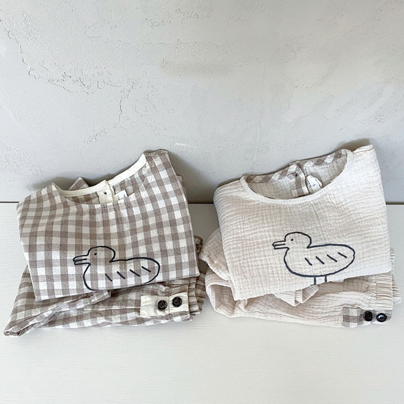 Shirt & Pants 2 Piece Cotton Set