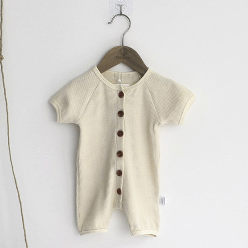 Short-Sleeved Jumpsuit