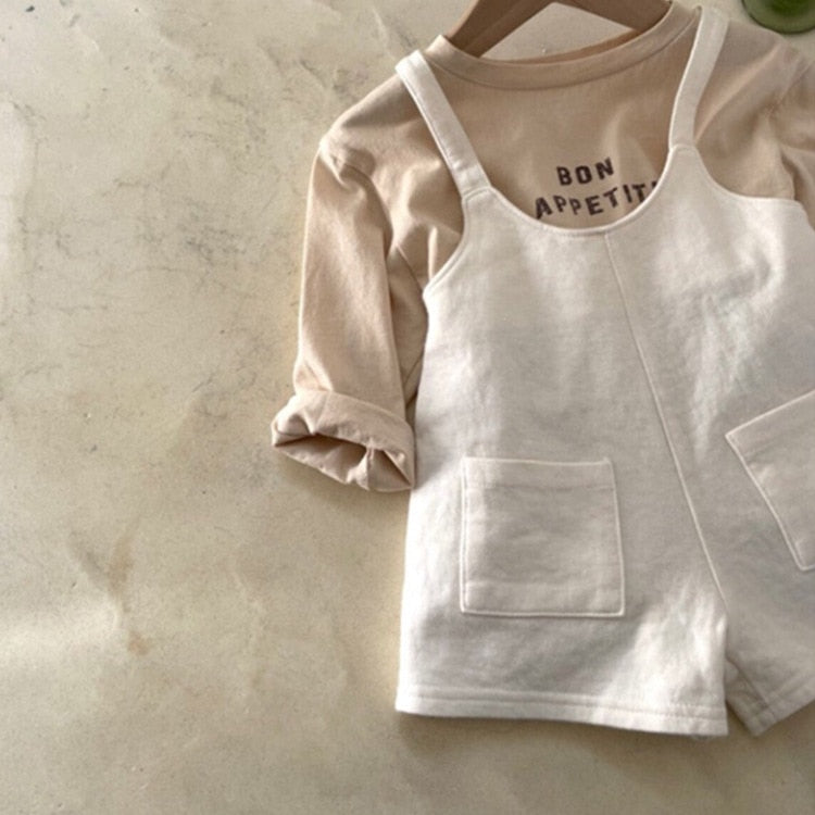 Toddlers Solid Jumpsuit