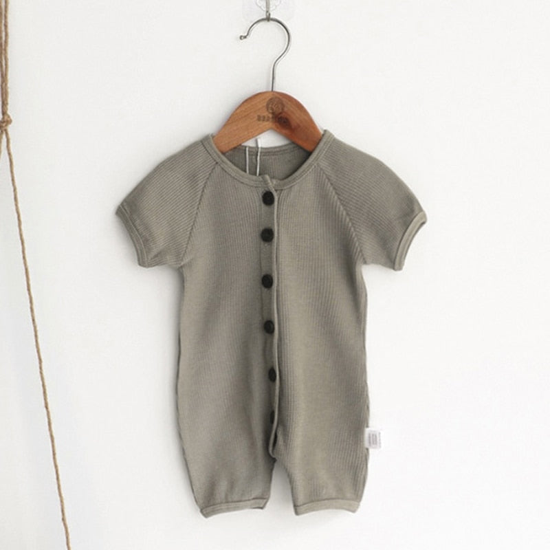 Short-Sleeved Jumpsuit
