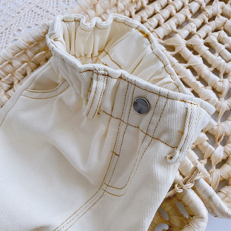 Bud Waist Denim Pants