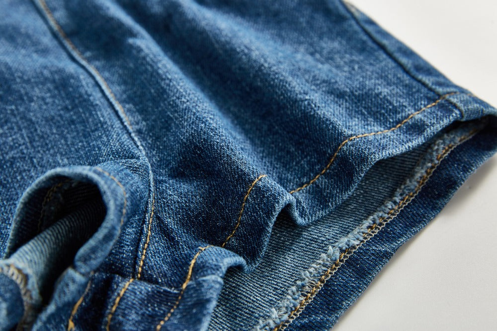 Sleeveless Denim Overalls