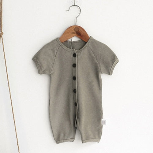 Short-Sleeved Jumpsuit