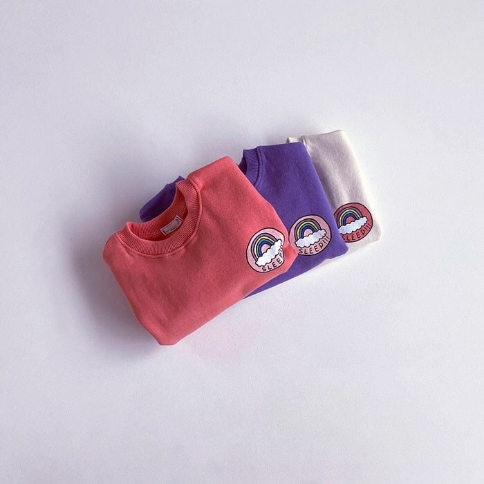 Sleep!!! Rainbow Sweatshirt