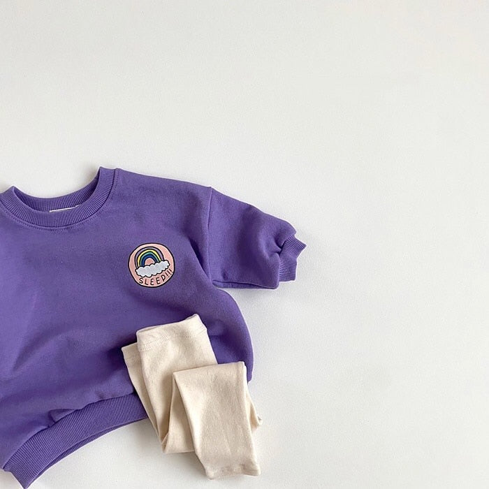 Sleep!!! Rainbow Sweatshirt