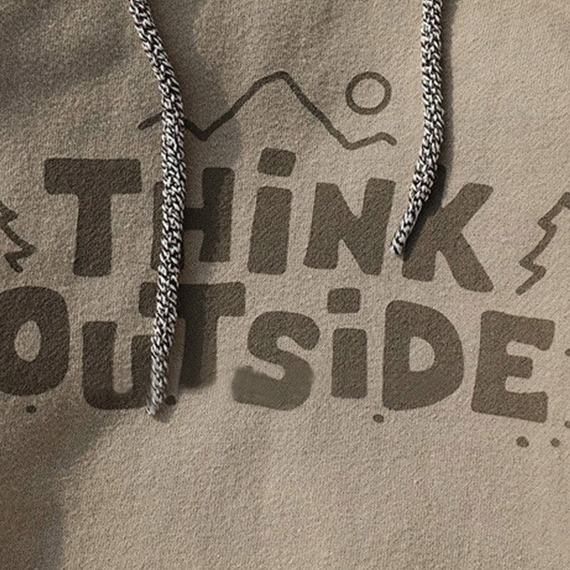 'Think Outside' Casual Hoodie