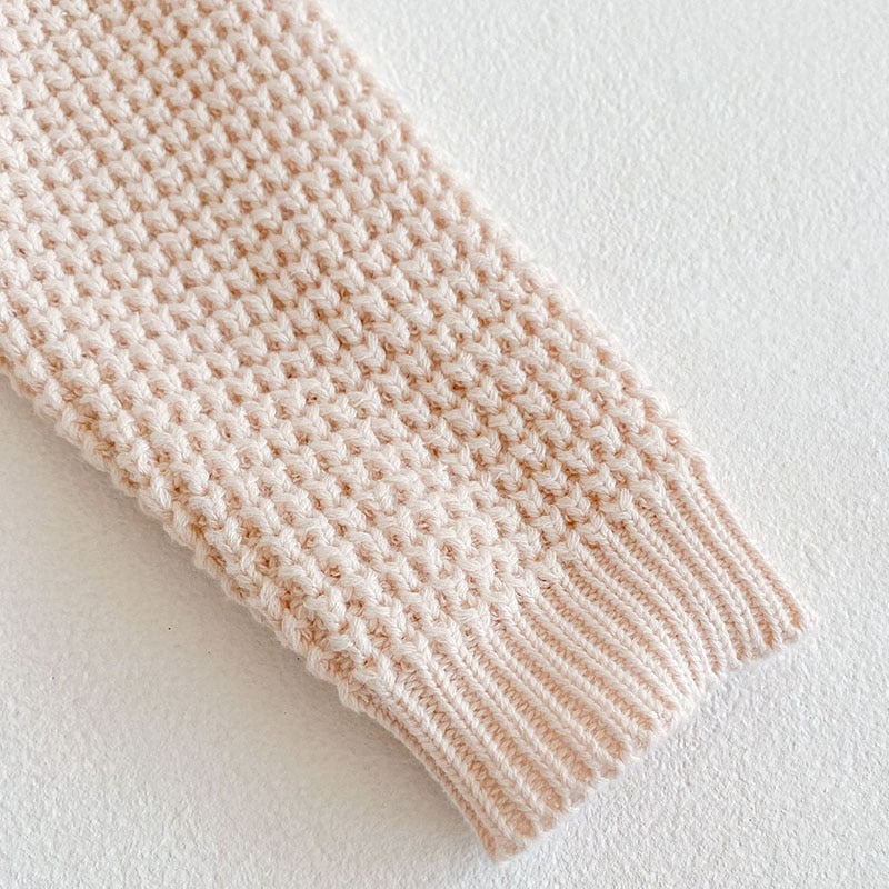 Beige Knitted Cardigan