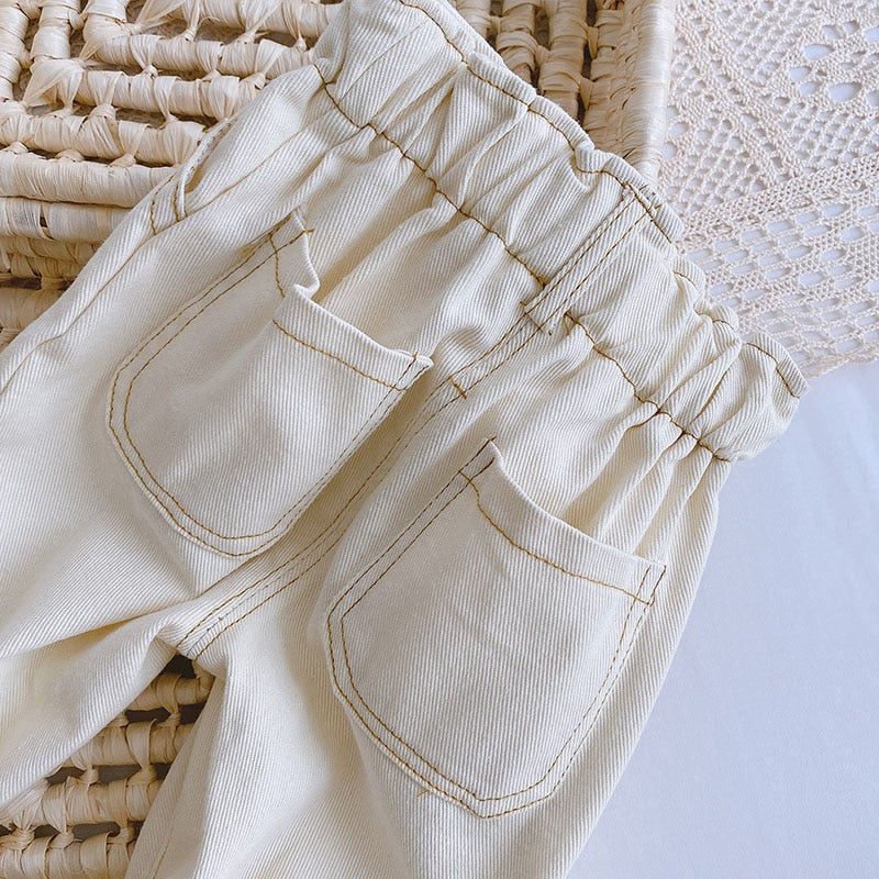 Bud Waist Denim Pants