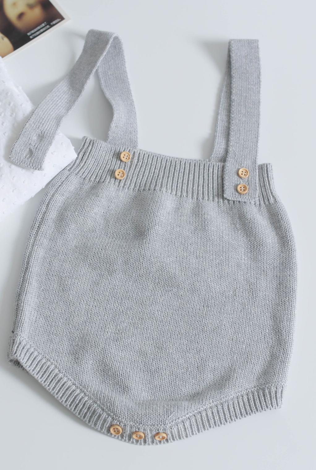 Sleeveless Knitted Romper