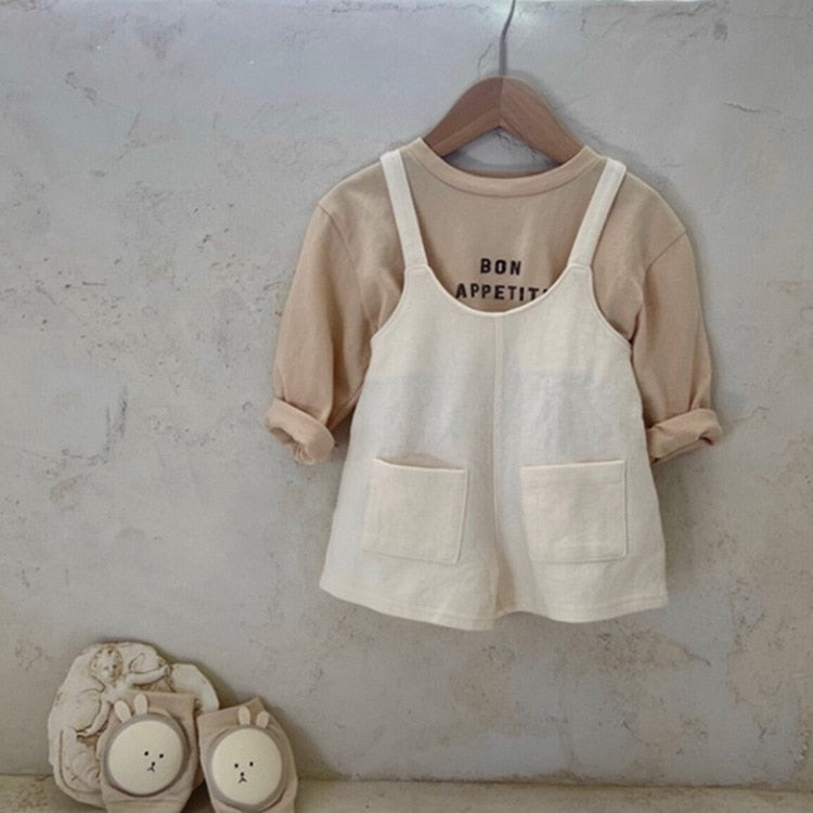 Toddlers Solid Jumpsuit