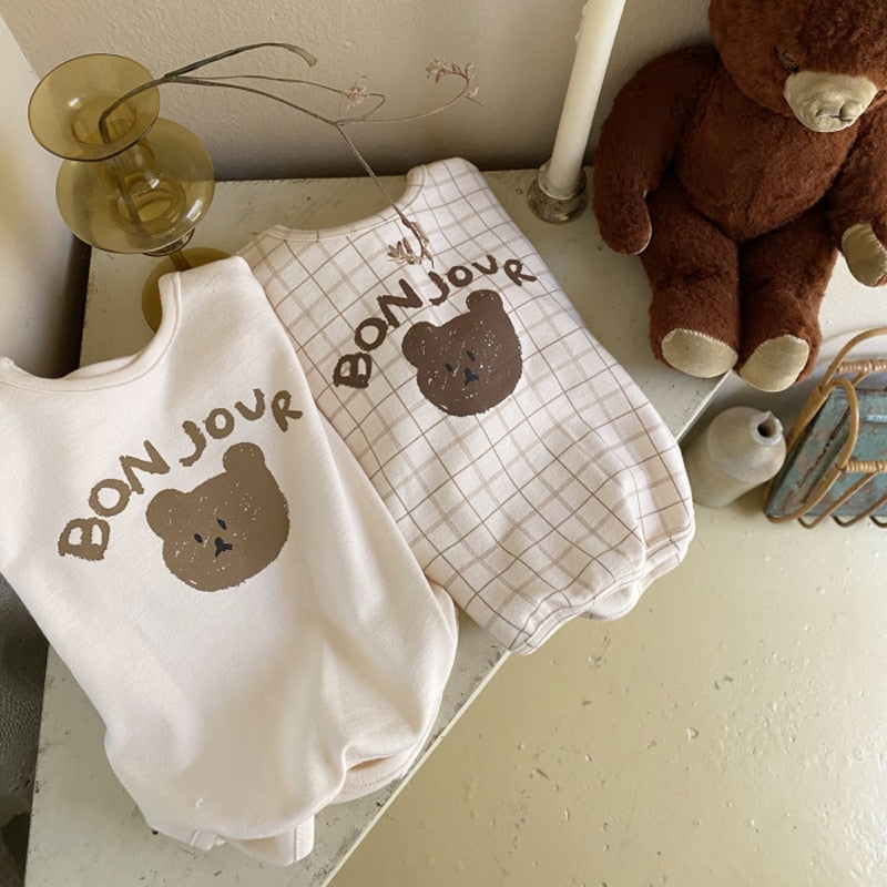 'BONJOUR' Long-Sleeved T-Shirt