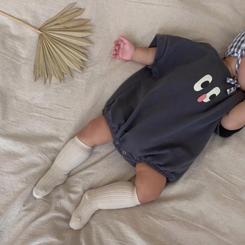 Cute Big Eyed Print Romper