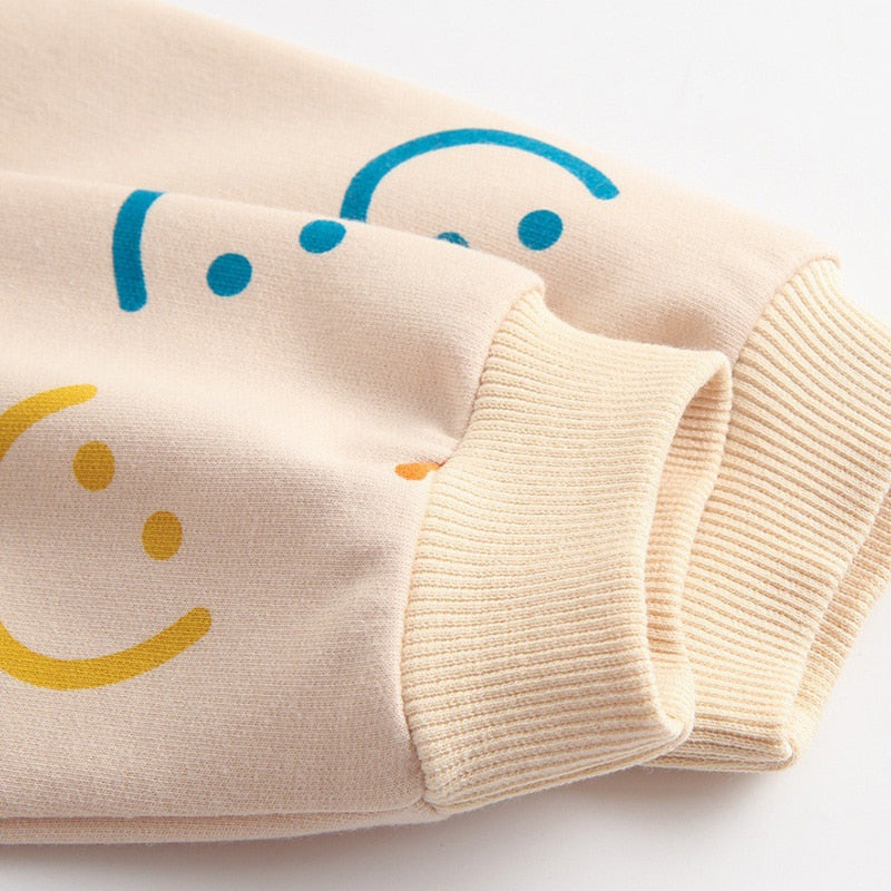 Colorful Smiley Onesie With Headband
