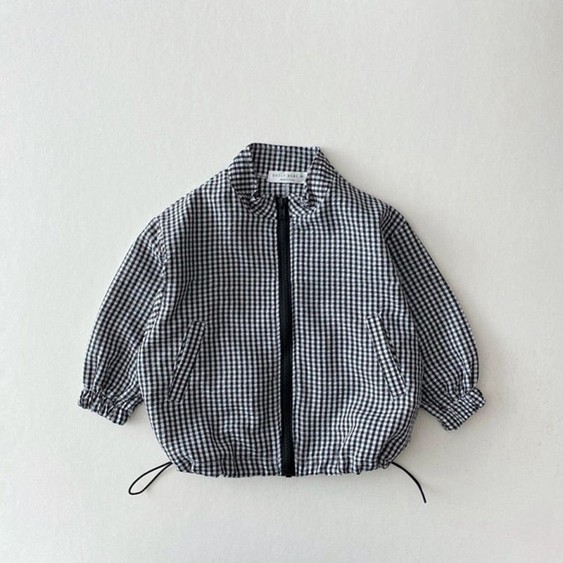 Plaid Lightweight Children's Jacket