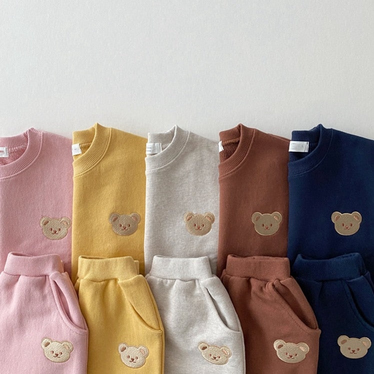 Cute Bear Jogger Set