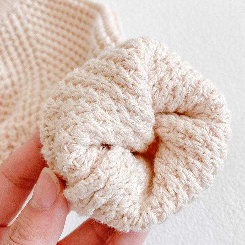 Beige Knitted Cardigan