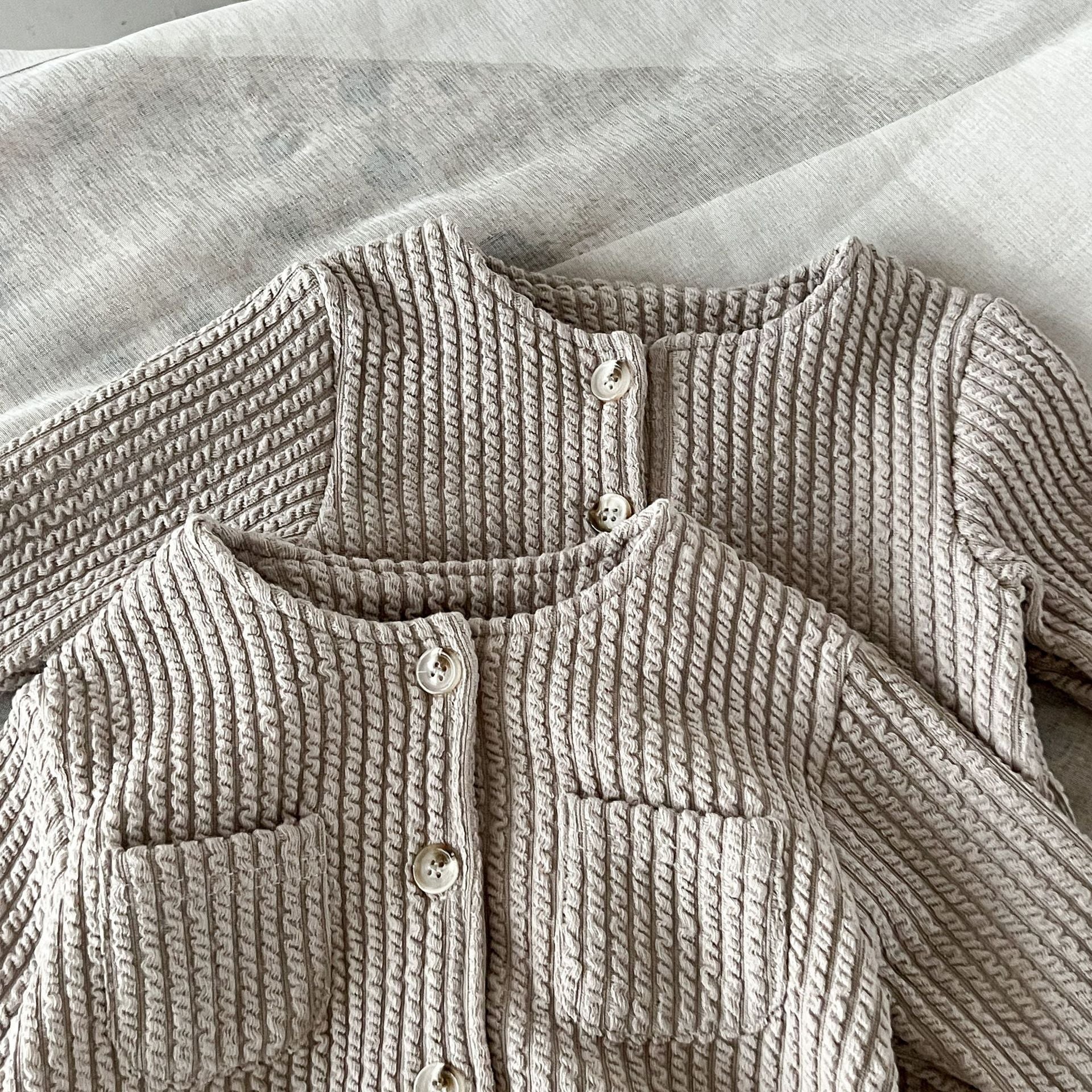 Simple Solid Ribbed Onesie/Jumpsuit