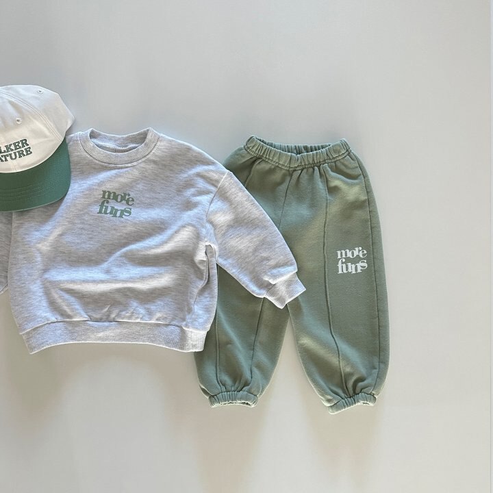 Long-Sleeved Letter Print Sweatshirt Set
