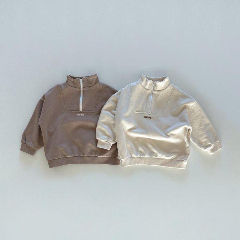 Zip Collar Sweatshirt