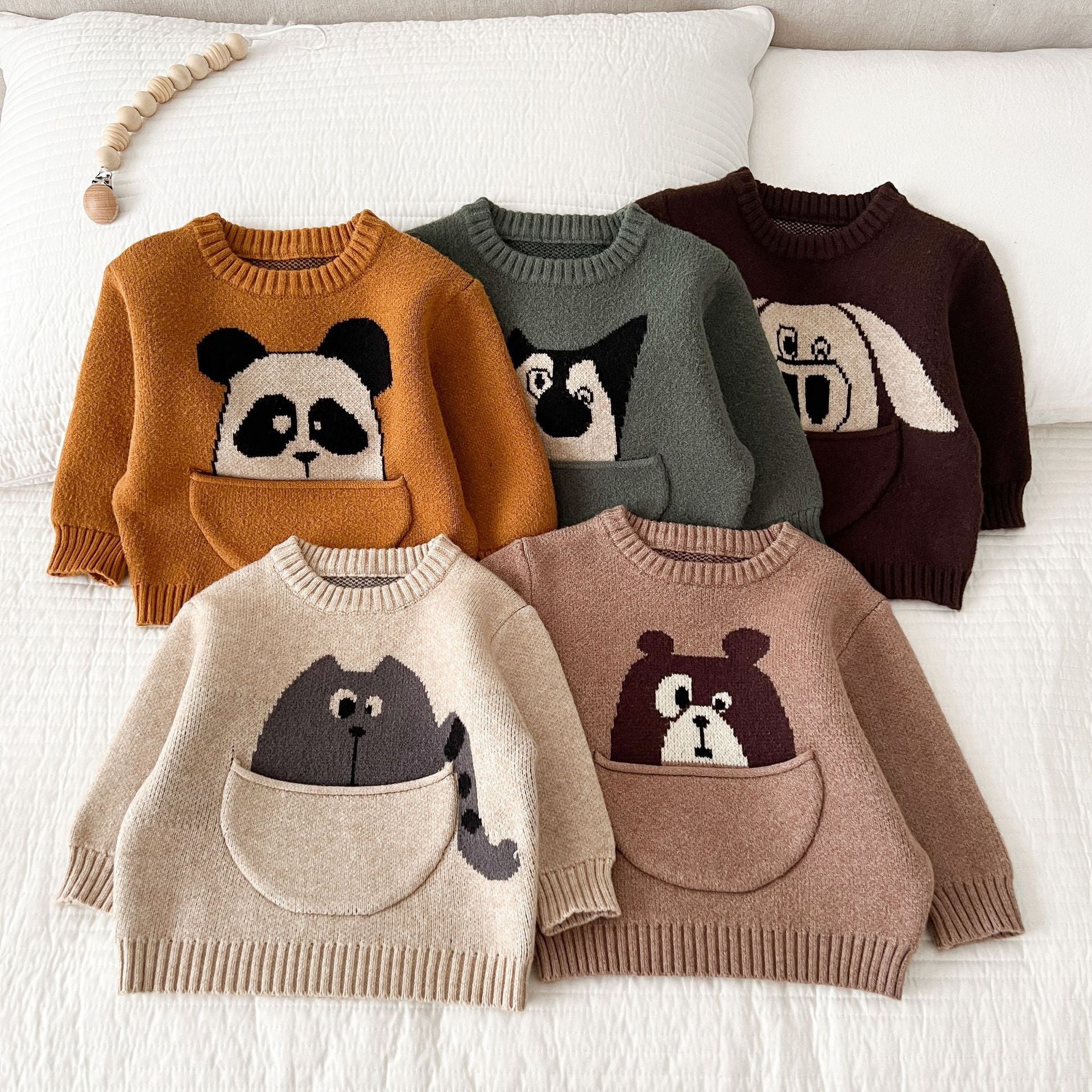 Cute Cartoon Print Sweater