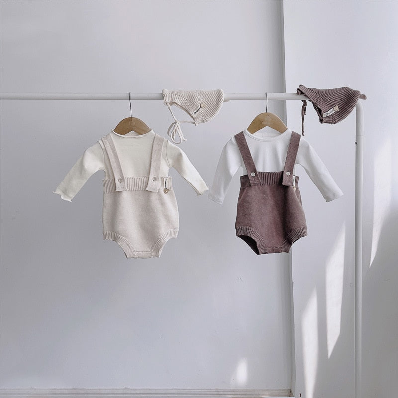 Knitwear Sling Onesie & Hat