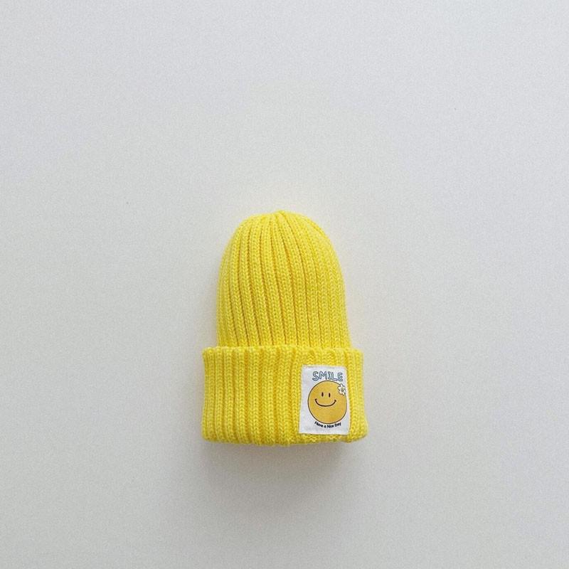 Smiley Face Patch Beanie