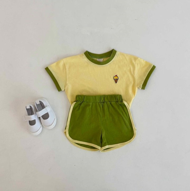 Soft Solid T-shirt & Shorts Set
