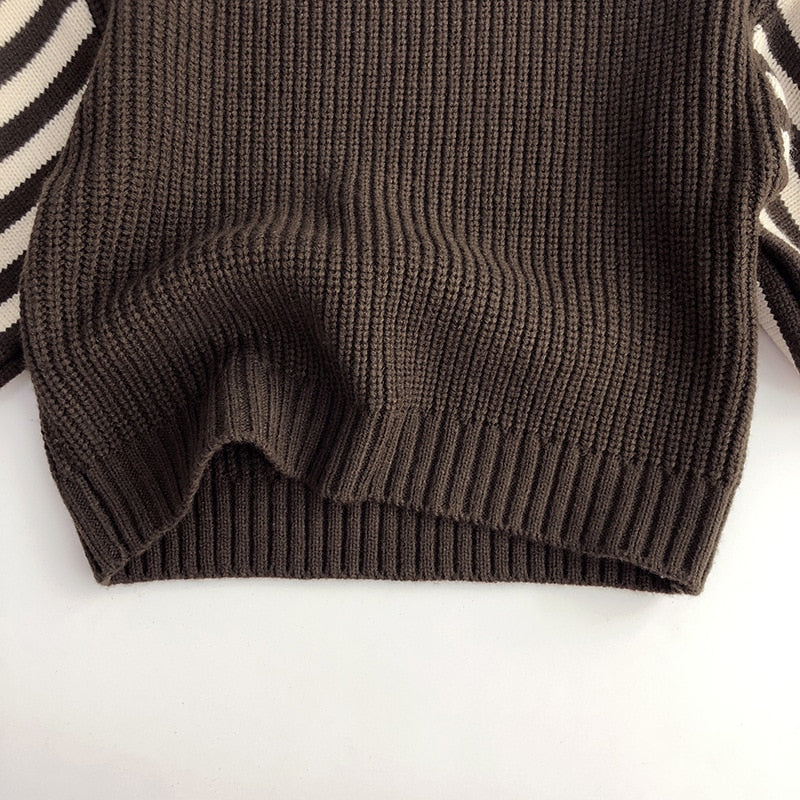 Striped Vintage Knitted Pullover